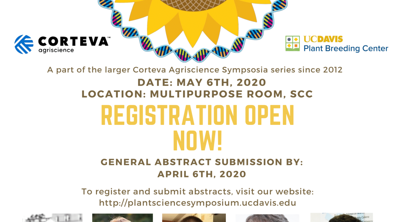 UC Davis Plant Science Symposium Flyer