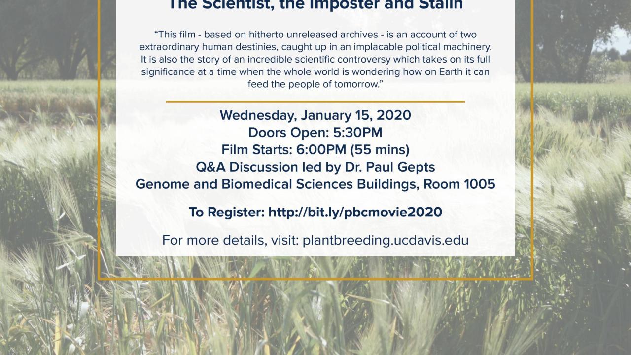 flyer for event, details below.